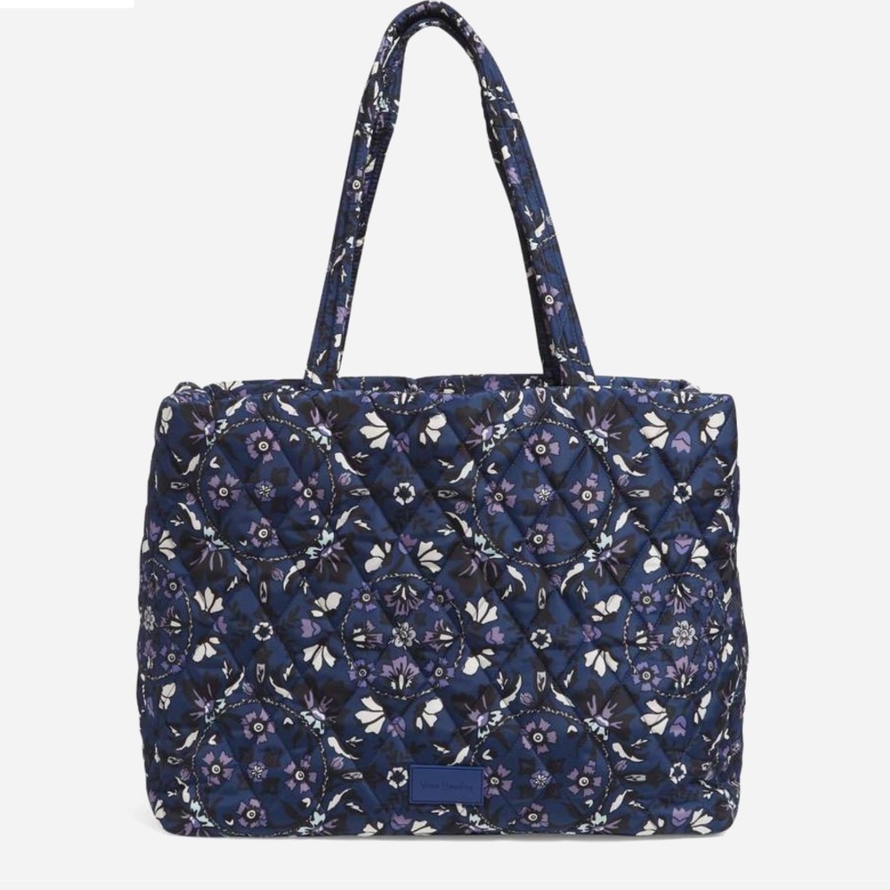 🌸Vera Bradley Large Tote Bag Fleur Medallion Spring Break